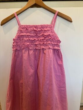 Penelope Mack Pink Smocked  chest Sundress
